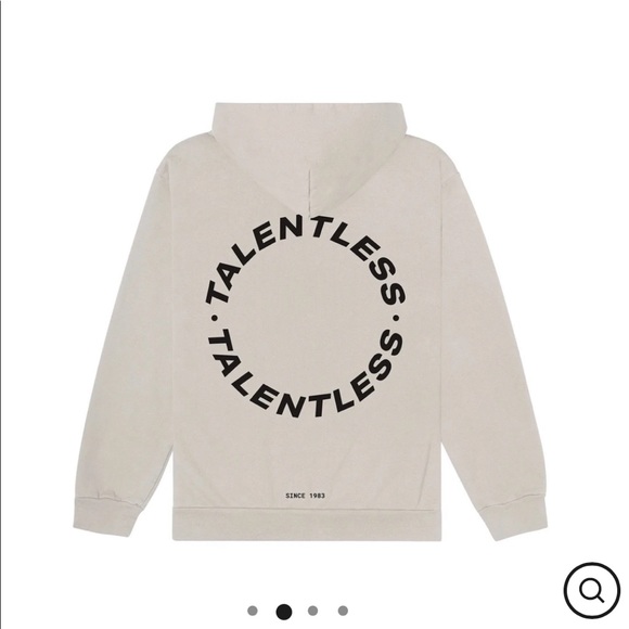 Talentless Sweatshirt in Bone. Unisex Size M. - Picture 2 of 6